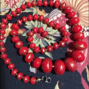 Vintage 24” Beaded Necklace